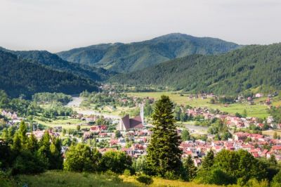 Panorama Krościenka nad Dunajcem